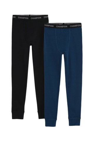 2 leggings - Nero