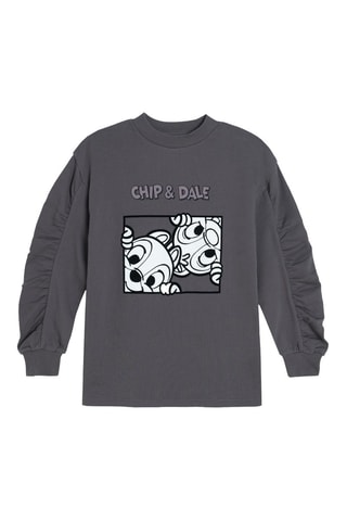 T-shirt Chip and Dale Disney - Grigio scuro