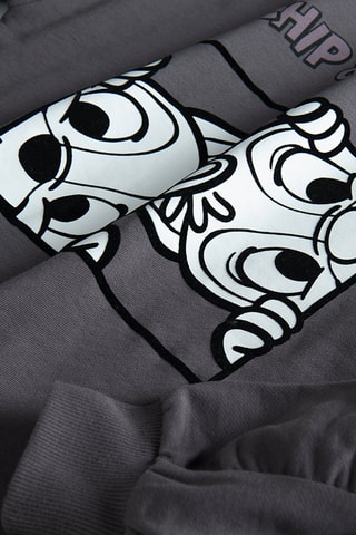 T-shirt Chip and Dale Disney - Grigio scuro