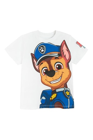T-shirt Chase Paw Patrol - Bianco
