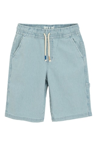 Shorts - Celeste e bianco