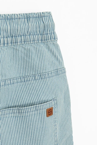Shorts - Celeste e bianco