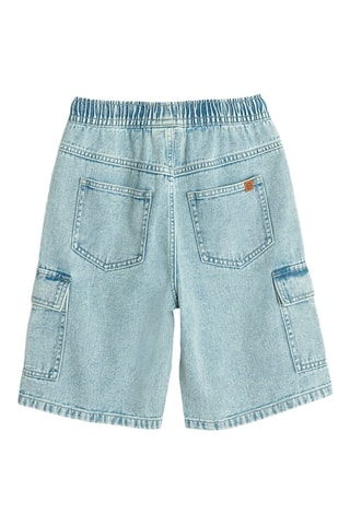 Bermuda in jeans - Blu