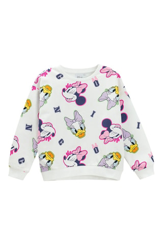 Felpa Paperina e Minni Disney -  Bianco