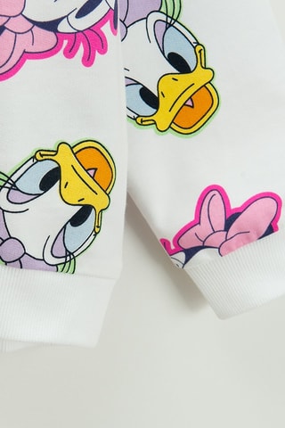 Felpa Paperina e Minni Disney -  Bianco