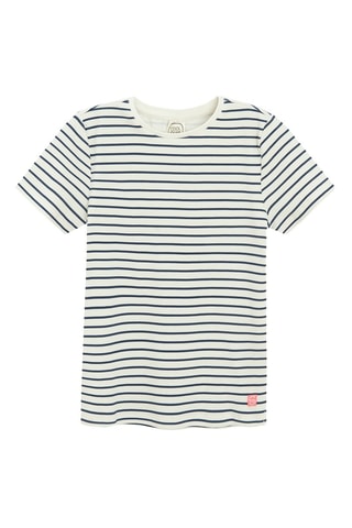 T-shirt - Bianco e blu