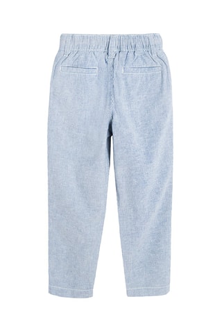 Pantaloni a righe - Azzurro e bianco