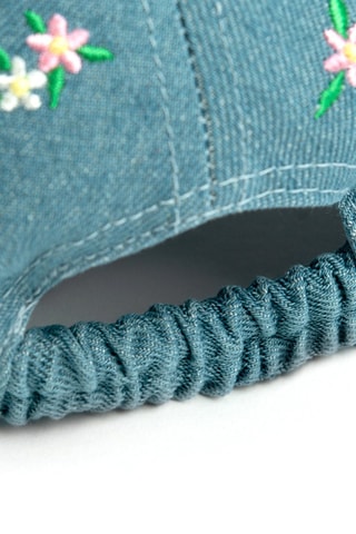 Cappellino in jeans - Blu