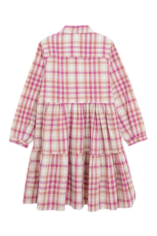 Abito a camicia - Ecrù e rosa