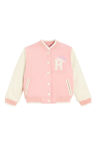 Giubbotto con cappuccio - Rosa e beige