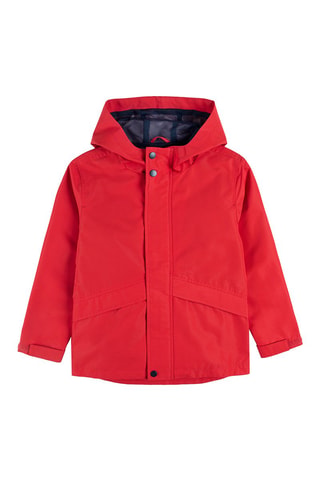Parka con cappuccio - Rosso