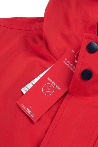 Parka con cappuccio - Rosso