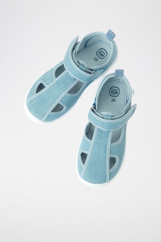 Sneakers in jeans - Azzurro
