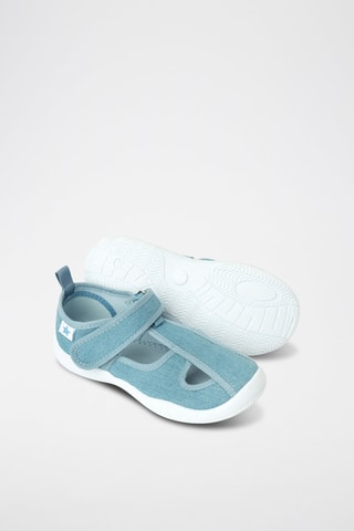 Sneakers in jeans - Azzurro