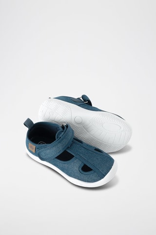 Sneakers in jeans - Navy