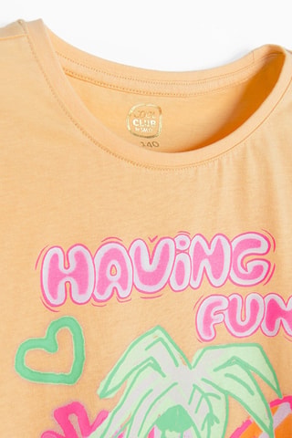 T-shirt -  Arancione