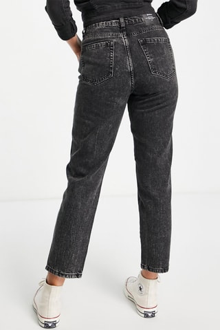 Jeans Hoge Taille - Zwart