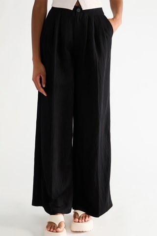 Broek Wide Legs - Zwart
