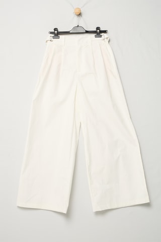 7/8 broek wide legs - Wit