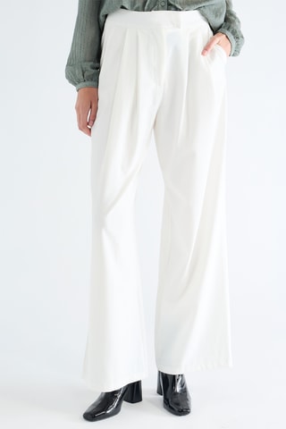 Broek Wide Legs - Wit