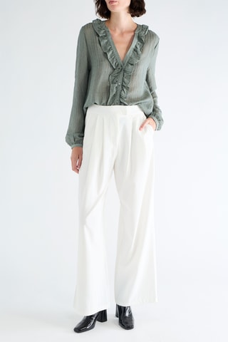 Broek Wide Legs - Wit