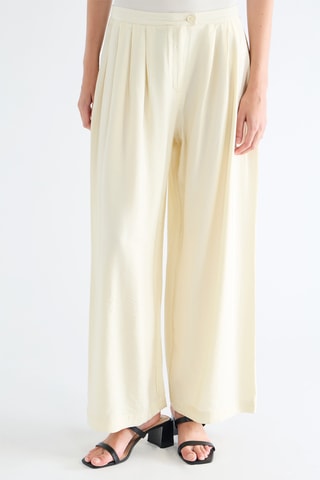 Broek Wide Legs - Geel