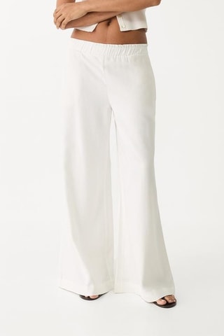 Broek Wide Legs - Wit