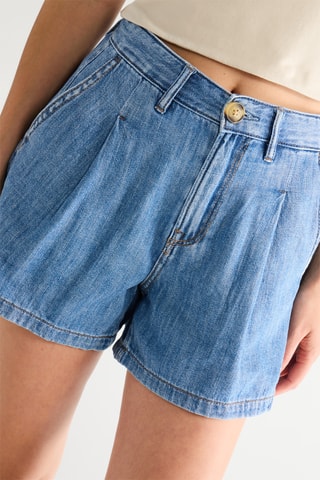 Spijkershort - Blauw