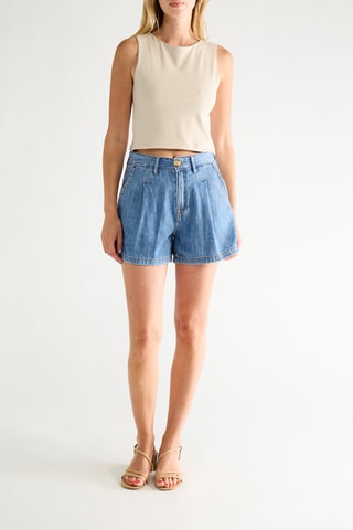 Spijkershort - Blauw