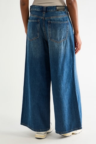 Jeans wide legs - Blauw