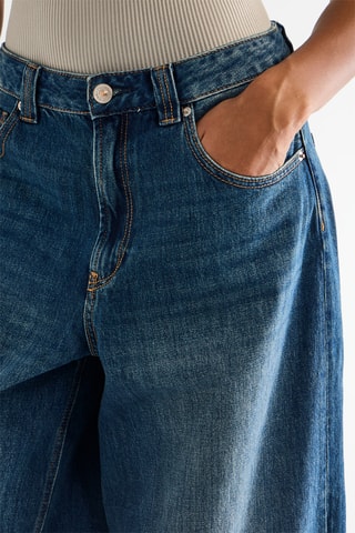 Jeans wide legs - Blauw