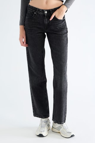 Jeans Straight - Zwart