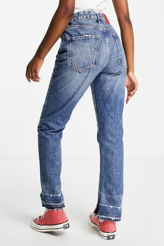 Jeans Straight - Kobaltblauw
