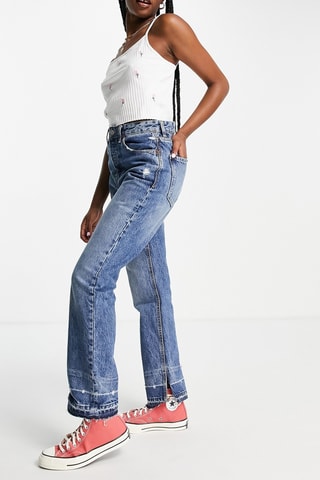 Jeans Straight - Kobaltblauw