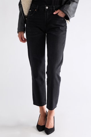 Jeans mom fit - Zwart