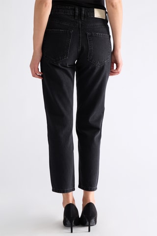 Jeans mom fit - Zwart