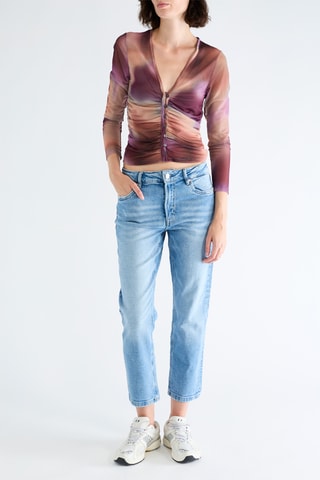 Jeans mom fit - Indigoblauw