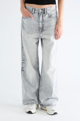 Baggy Jeans - Gemêleerd Grijs