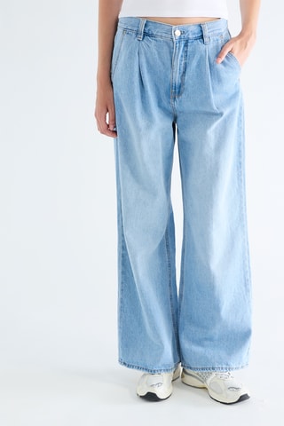 Jeans wide legs - Indigoblauw