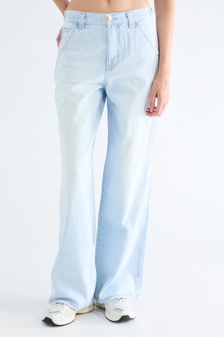 Jeans wide legs - Hemelsblauw