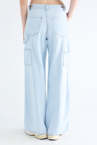 Jeans wide legs - Hemelsblauw