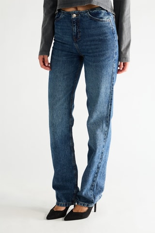 Jeans Straight - Marineblauw