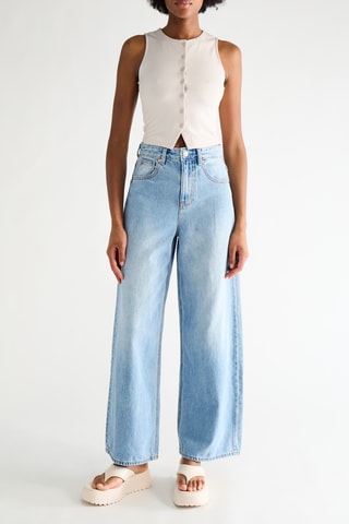 Jeans wide legs - Hemelsblauw