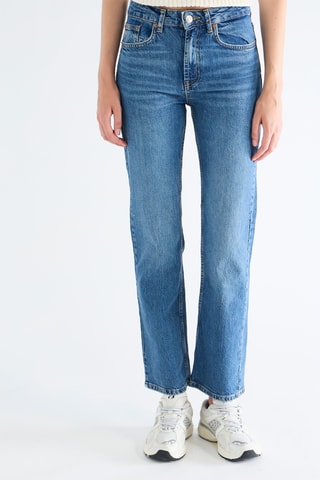 Jeans Straight - Marineblauw