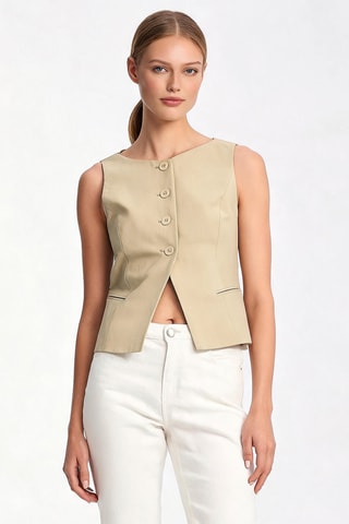 Gilet - Beige