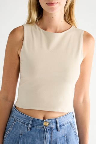 Crop Top - Beige