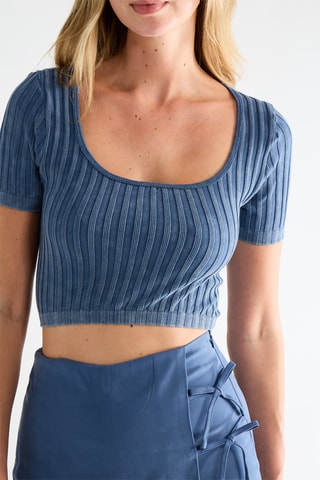 Crop Top - Grijs