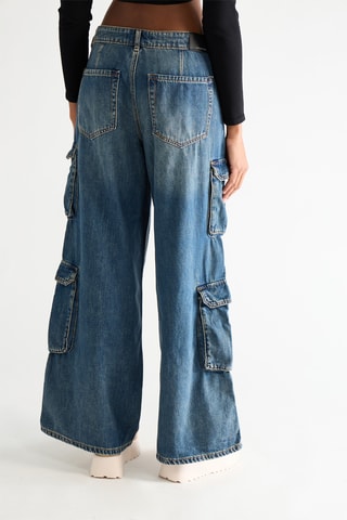Jeans Straight - Kobaltblauw