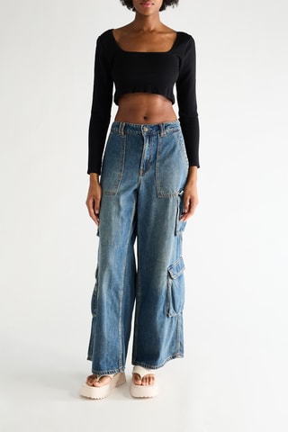 Jeans Straight - Kobaltblauw