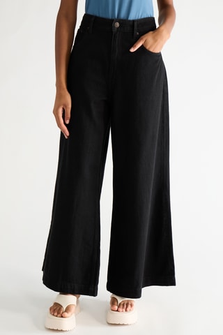 Jeans Flare Cut - Zwart